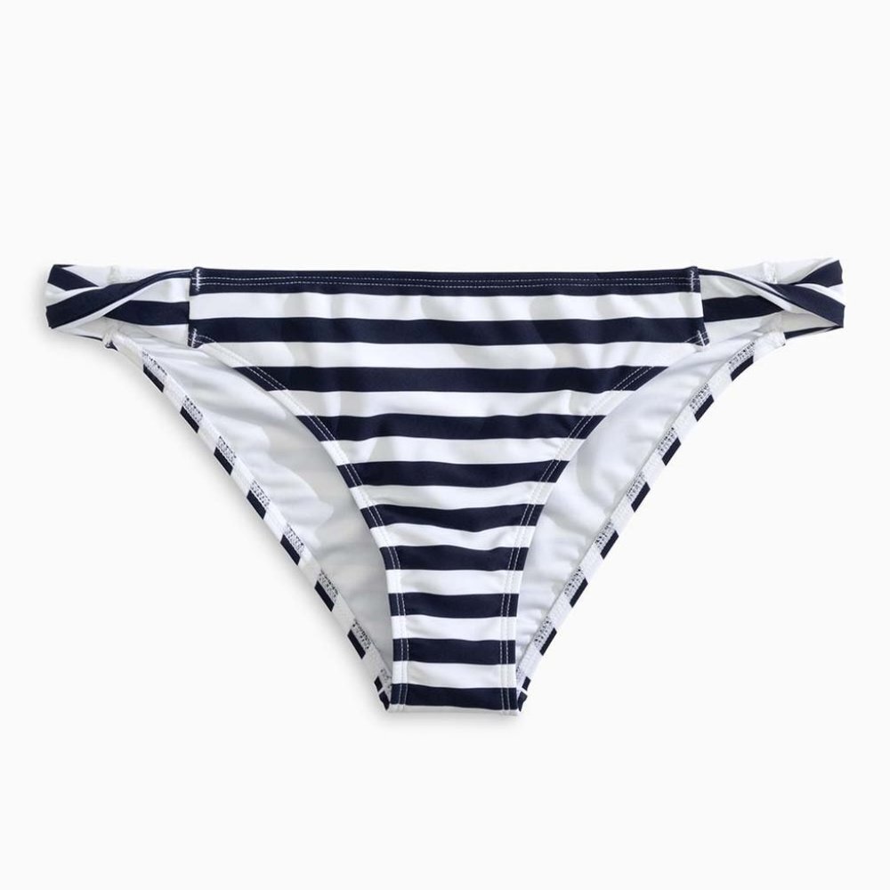 Southern Tide Nautical Navy Stripe Bikini Bottoms